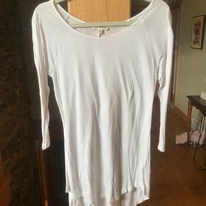 White Long Sleeve Top